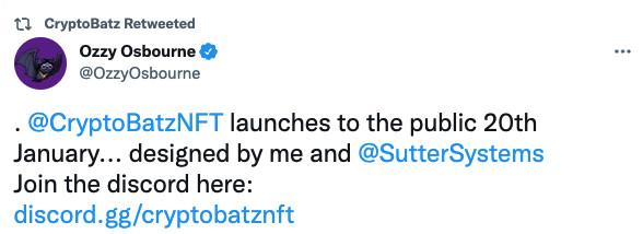 Ozzy Osbourne’s NFT project shared a scam link, and followers lost thousands of dollars1